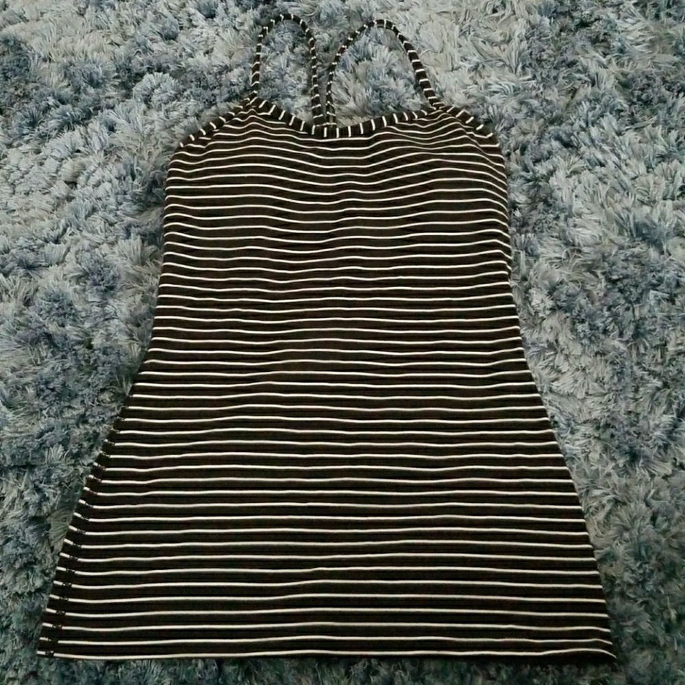 STRIPED Lululemon Power Y Tank